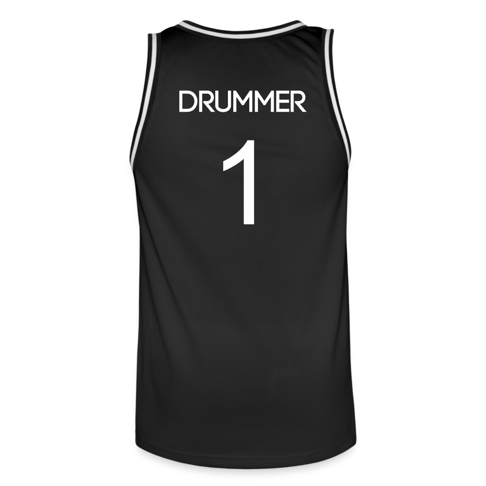 Basketball Jersey Drummer - Schwarz/Weiß