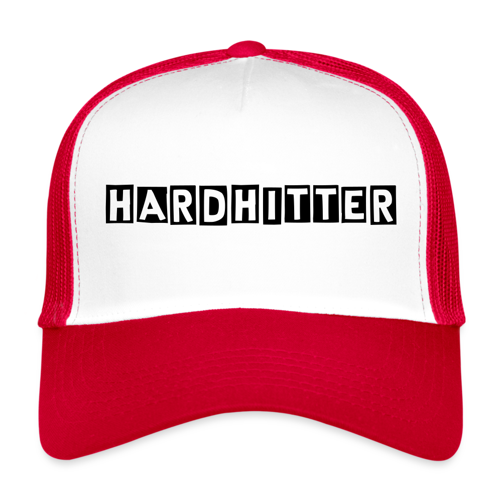 Hardhitter Cap - Weiß/Rot