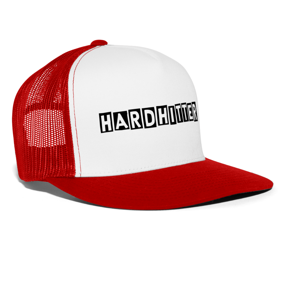 Hardhitter Cap - Weiß/Rot